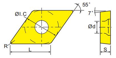 Пластина DCGX11T308-PMN JU6020