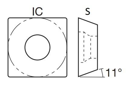 Пластина SPMG060204-TDV-TU8025