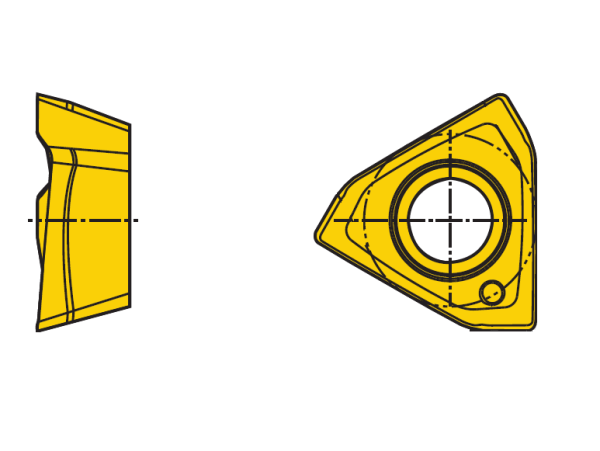Пластина твердосплавная 3PKT150508R-MS-TU6030